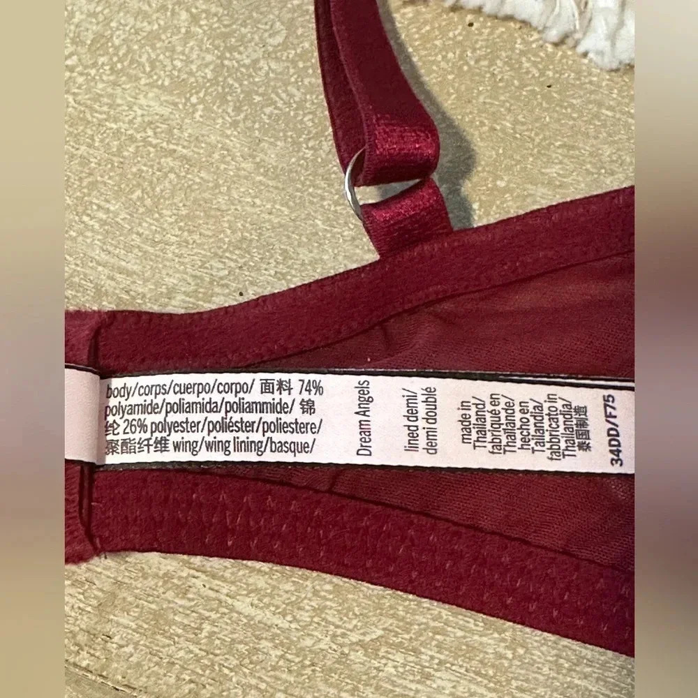 Victoria's Secret Dream Angels Lined‎ Demi 34DD Padded Bra - Picture 7 of 10